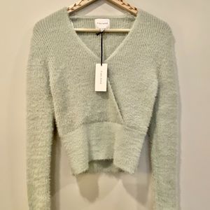 NWT Cozy green sweater